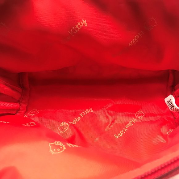 🍀 Hello Kitty 🍀 Cosmetic Makeup Travel Toiletry Bag Case NEW 🍀 - Picture 5 of 6